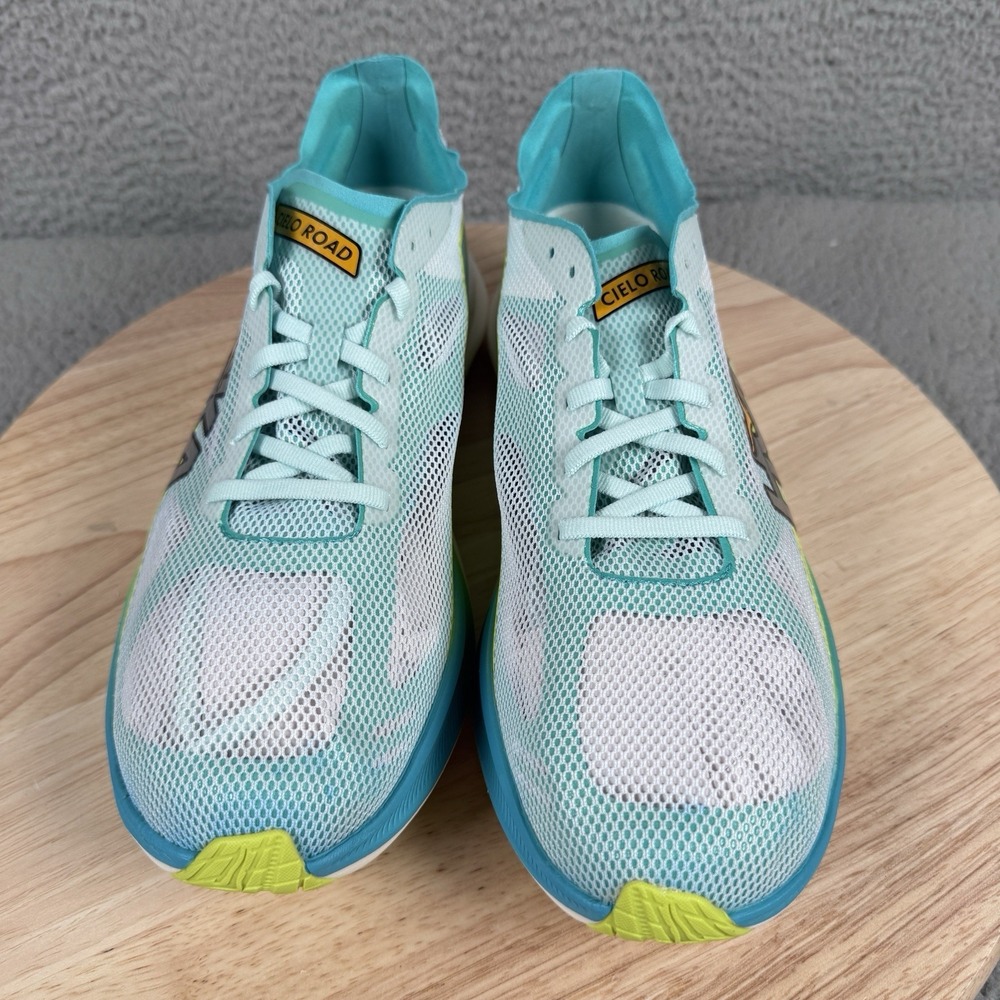 Hoka One Cielo Mens Size 8.5 Womens 10 Green Road Running Shoes 1143490 WCRM - Picture 3 of 14